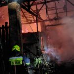 Pożar stodoły - Lubasz (2)