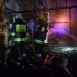 Pożar stodoły - Lubasz (3)