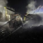 Pożar budynku gospodarczo garażowego - Załuże (9)