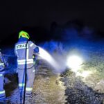 Pożar traw Zabrnie (1)
