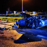 Wypadek drogowy Rataje (2)