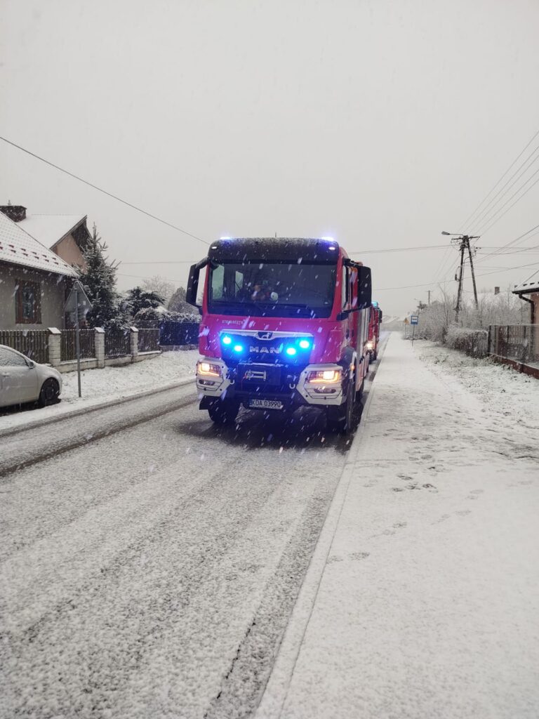 POŻAR SADZY W KOMINIE – ŚWIDRÓWKA