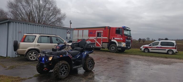 DZIAŁANIA POSZUKIWAWCZE W REJONIE MOSTU I RZEKI WISŁA